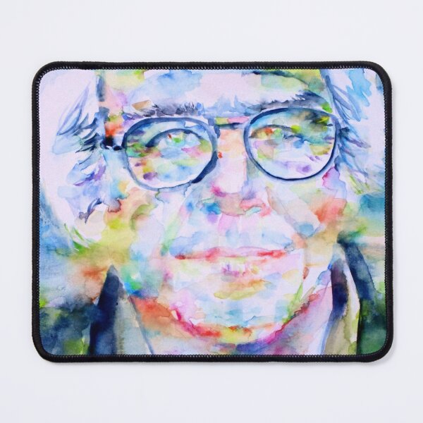 Item preview, JEAN BAUDRILLARD - watercolor portrait designed and sold by lautir.
