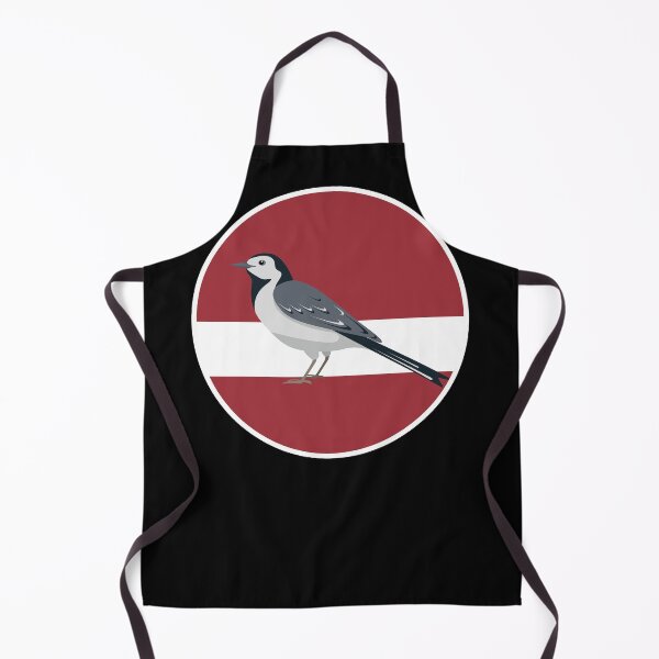 Item preview, Latvia White wagtail Bird Latvian National Animal Flag designed and sold by FlagX.