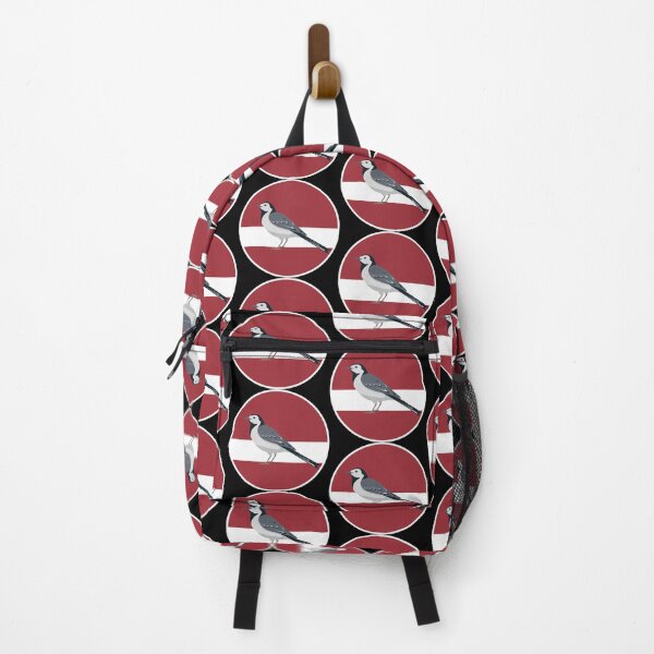 Item preview, Latvia White wagtail Bird Latvian National Animal Flag designed and sold by FlagX.