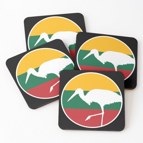 Item preview, Lithuania Stork Lithuanian National Animal Flag designed and sold by FlagX.