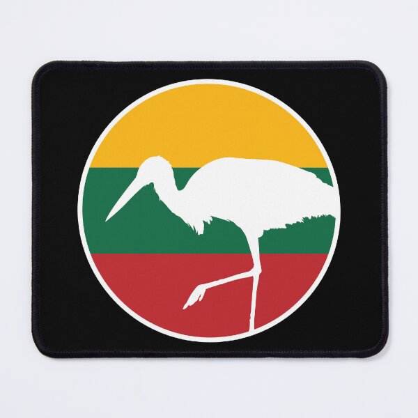 Item preview, Lithuania Stork Lithuanian National Animal Flag designed and sold by FlagX.