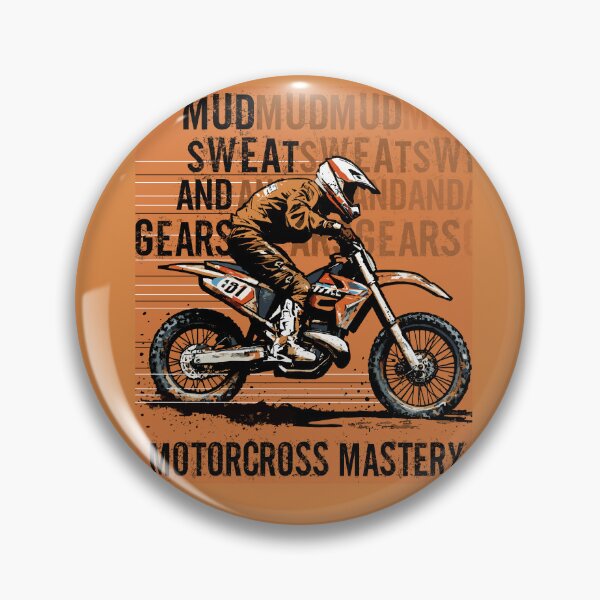 Item preview, Mud, Sweat, and Gears - Motorcross Mastery designed and sold by Concept-Hub.