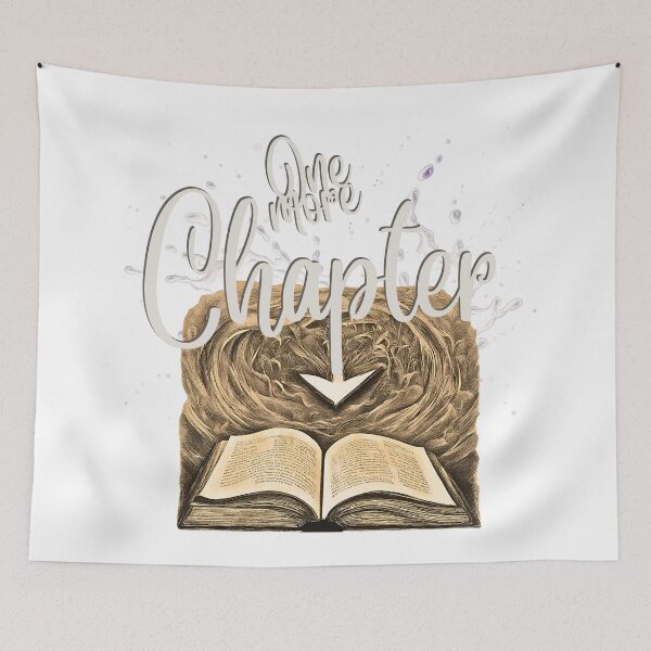Item preview, Copy of One More Chapter Reading Funny Design designed and sold by Modern-Tropical.