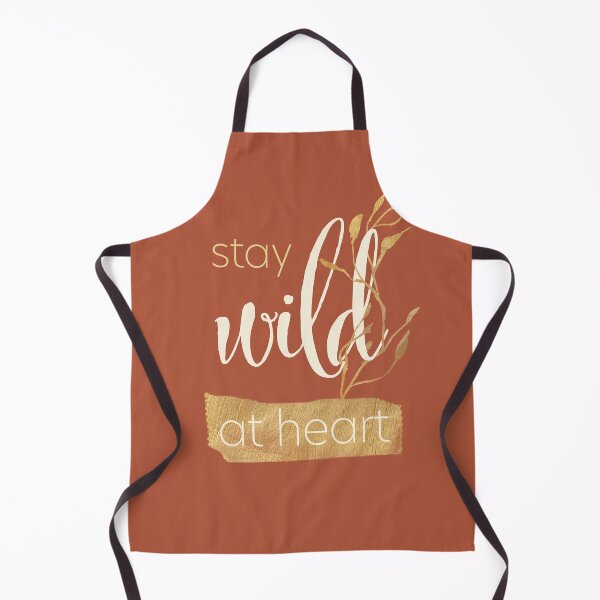 Item preview, Stay Wild at Heart: A Motivational Boho Quote in Gold and Terracotta. designed and sold by LotusBlanc.