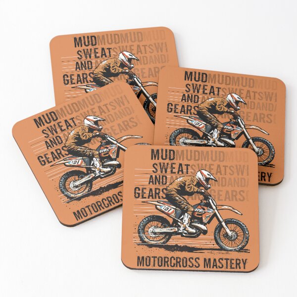 Item preview, Mud, Sweat, and Gears - Motorcross Mastery designed and sold by Concept-Hub.