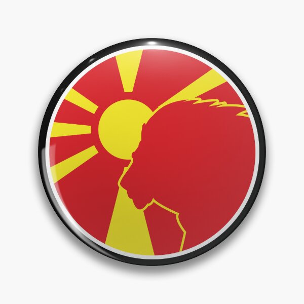 Item preview, Macedonia Lion Macedonian National Animal Flag designed and sold by FlagX.