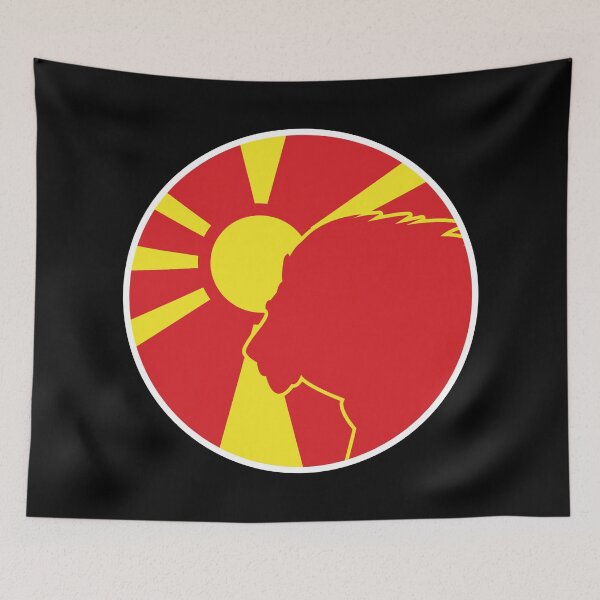 Item preview, Macedonia Lion Macedonian National Animal Flag designed and sold by FlagX.