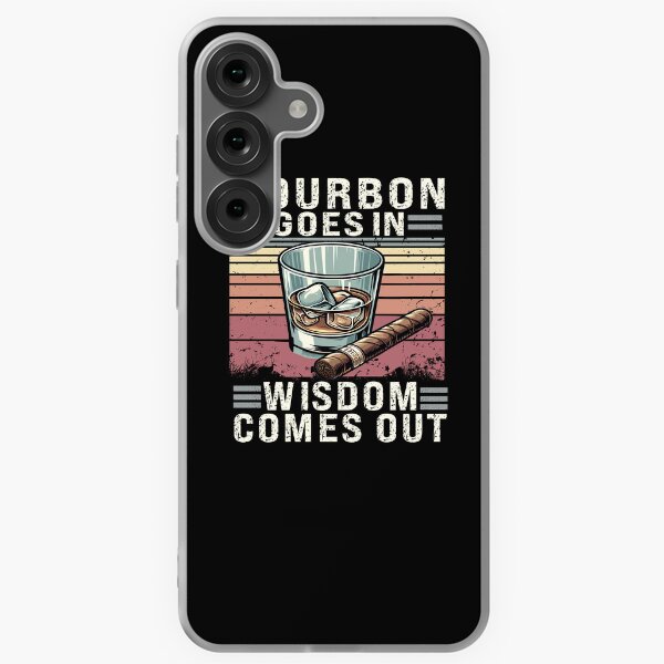 Item preview, Bourbon goes in, wisdom comes out designed and sold by SondosStudio.