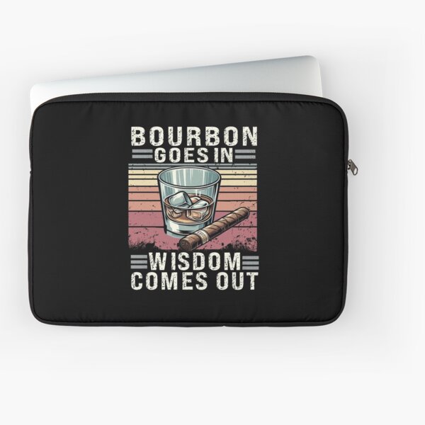 Item preview, Bourbon goes in, wisdom comes out designed and sold by SondosStudio.