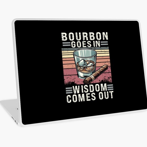 Item preview, Bourbon goes in, wisdom comes out designed and sold by SondosStudio.