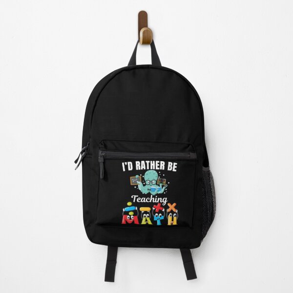 Item preview, I'd rather be teaching math, funny school math teacher or professor job profession or occupation saying quote designed and sold by NBSStore.