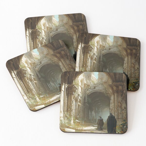 Item preview, Enchanted Ruins: A Mystical Journey Through Nature's Cathedral designed and sold by oanaunciuleanu.
