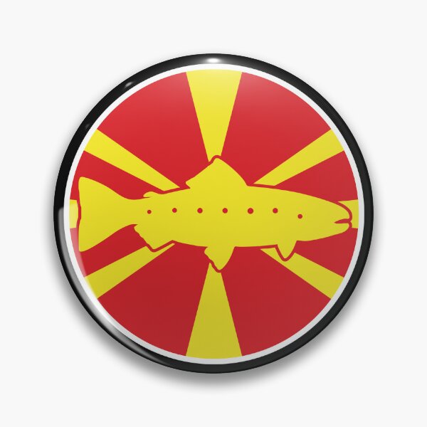 Artikelvorschau, Mazedonische Forelle Mazedonische Nationaltierflagge entworfen und verkauft von FlagX.