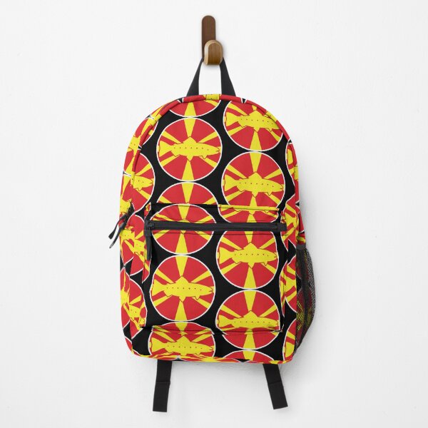 Vista previa del artículo con la obra «Macedonia Trucha Bandera Animal Nacional Macedonia», diseñado y vendido por FlagX.