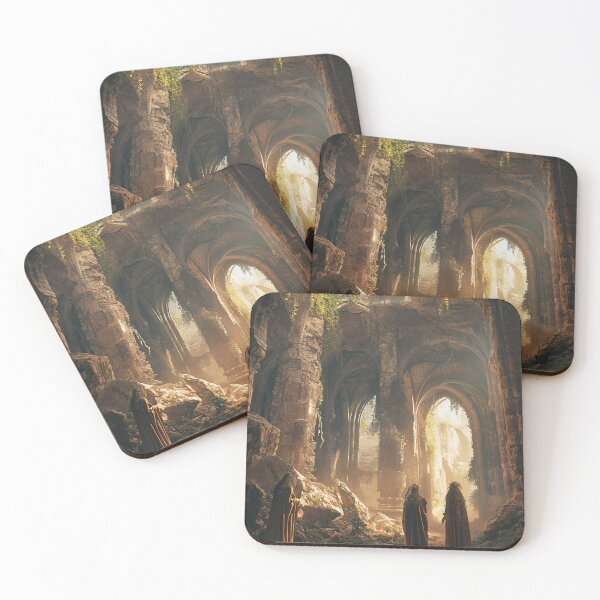 Item preview, Enchanted Ruins: A Mystical Journey Through Nature's Cathedral designed and sold by oanaunciuleanu.