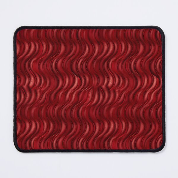 Item preview, Red Wavy Embossed Leather Texture designed and sold by Studio2315.