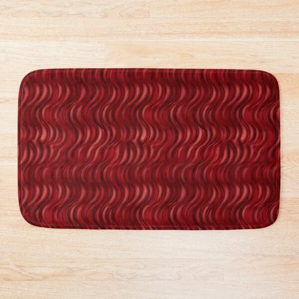 Item preview, Red Wavy Embossed Leather Texture designed and sold by Studio2315.