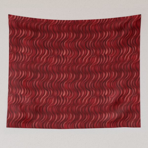 Item preview, Red Wavy Embossed Leather Texture designed and sold by Studio2315.