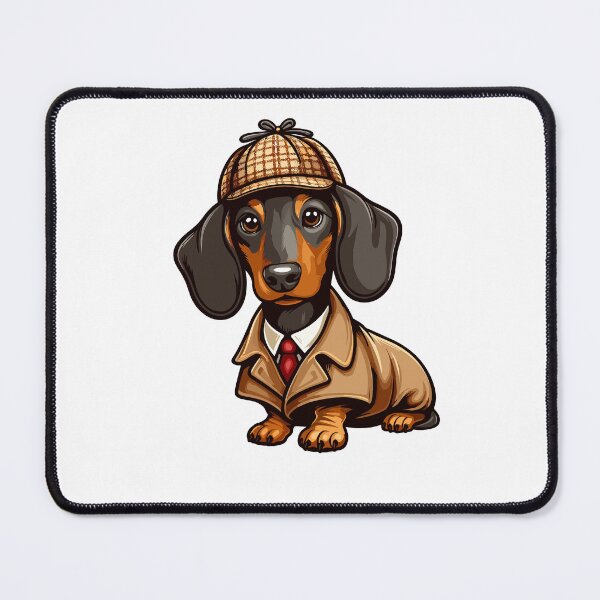 Item preview, Detective Dachshund in Old-Timey outfit designed and sold by Creative Visions Art.