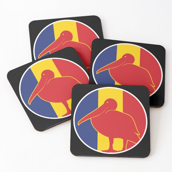Item preview, Romania Pelican Romanian National Animal Flag designed and sold by FlagX.