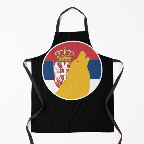 Item preview, Serbia Wolf Serbian National Animal Flag designed and sold by FlagX.