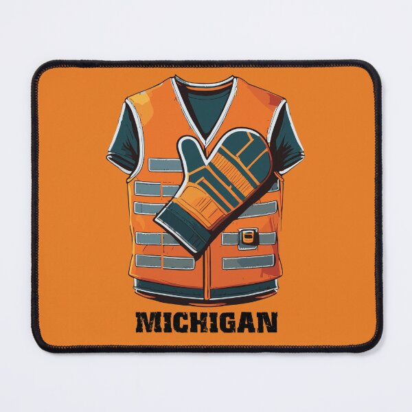 Item preview, Michigan Construction vest designed and sold by Corner-Distro.