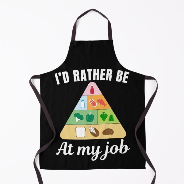 Item preview, I'd rather be at my job, funny nutritionist or dietitians job profession or occupation saying quote designed and sold by NBSStore.