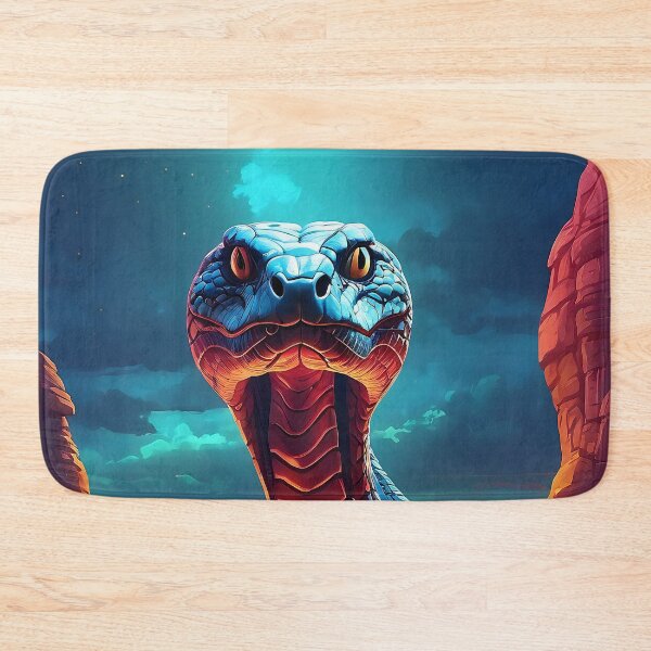 Item preview, Snake Encounter at Dusk: The Serpent’s Majesty designed and sold by ArtComixHaven.