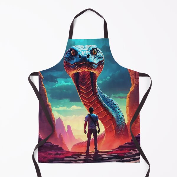 Item preview, Snake Encounter at Dusk: The Serpent’s Majesty designed and sold by ArtComixHaven.