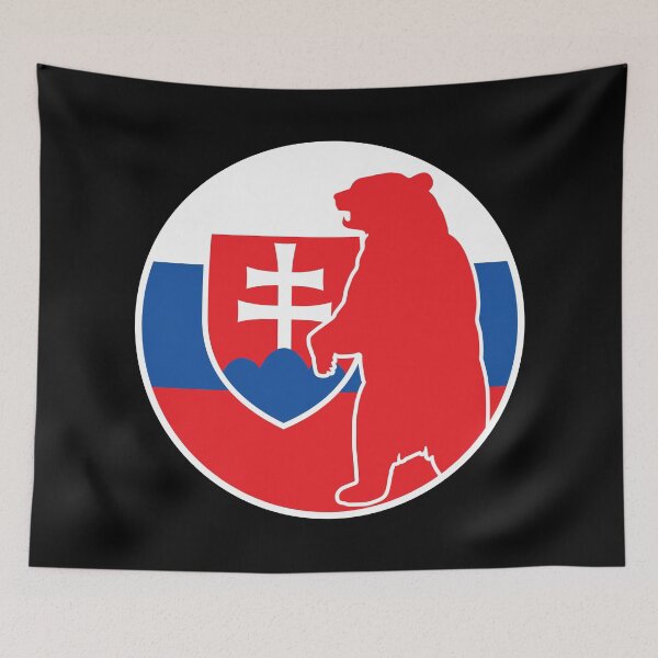 Item preview, Slovakia Bear Slovak National Animal Flag designed and sold by FlagX.