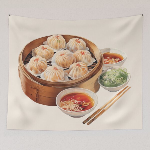 Item preview, Chinese Dumplings With Dipping Sauce designed and sold by Alicia Chee.