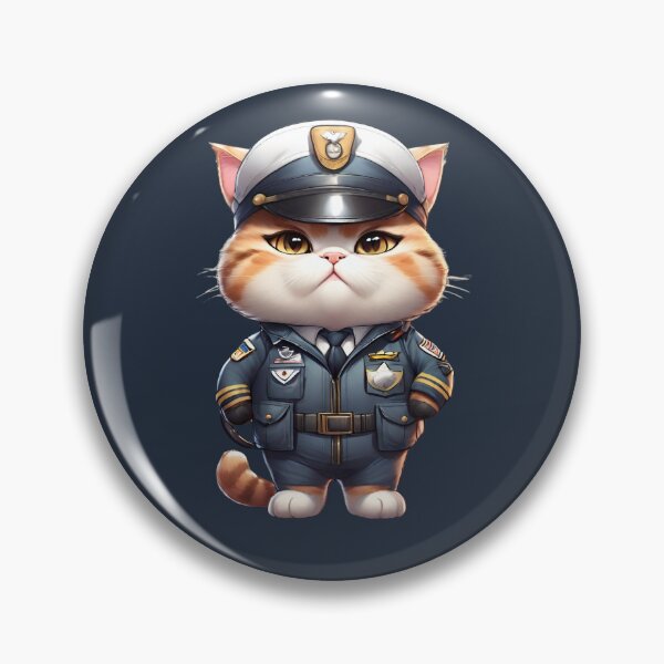 Item preview, Pilot Pussycat Chubby Kitty Cat designed and sold by Keffy.