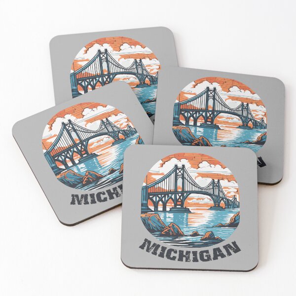 Item preview, Michigan Bridge designed and sold by Corner-Distro.