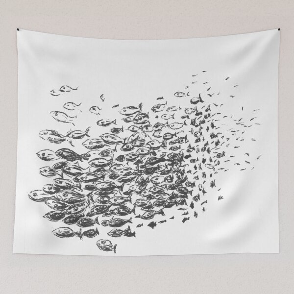 Item preview, School of Fish designed and sold by AnnaKelleher.