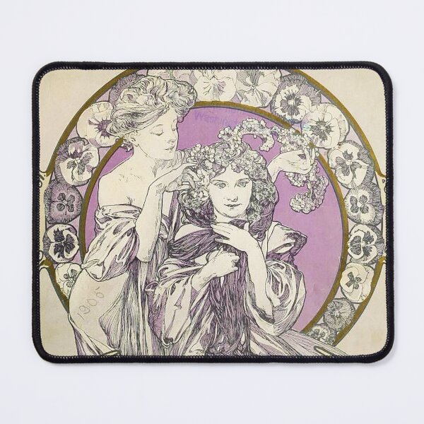 Item preview, Vaughan's magazine cover (1905), by Alphonse Mucha. HIGH DEFINITION designed and sold by MINDTHECHERRY.