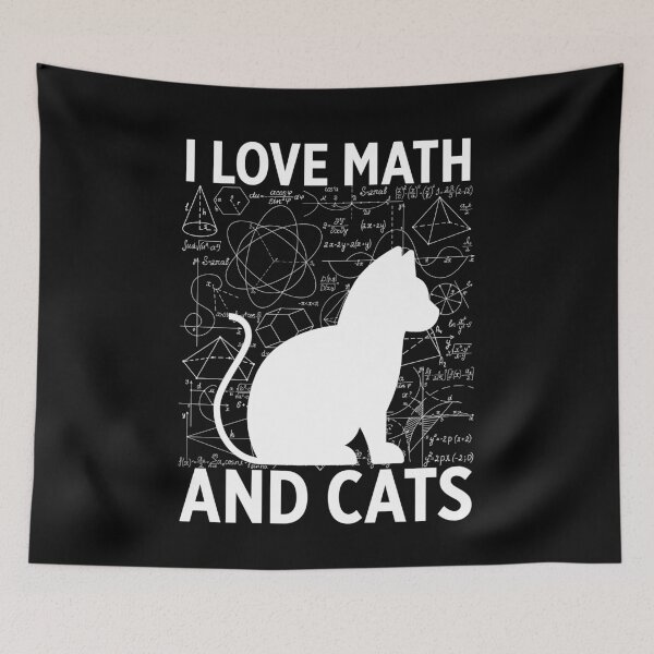 Item preview, I Love Math And Cats designed and sold by Walter-Jrr.