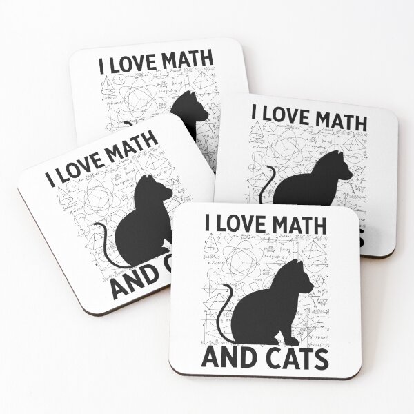 Item preview, I Love Math And Cats designed and sold by Walter-Jrr.