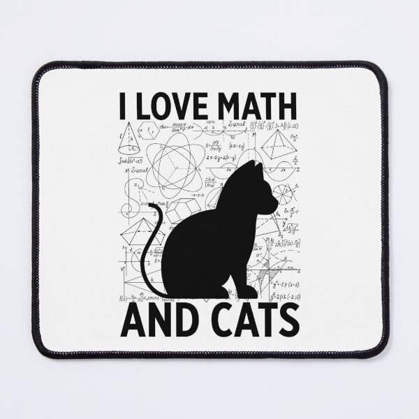 Item preview, I Love Math And Cats designed and sold by Walter-Jrr.