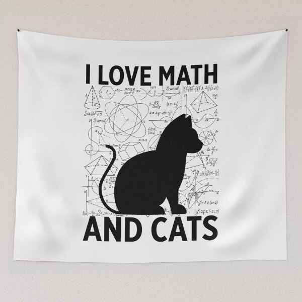 Item preview, I Love Math And Cats designed and sold by Walter-Jrr.