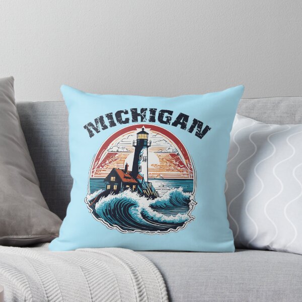 Item preview, Michigan Lighthouse designed and sold by Corner-Distro.
