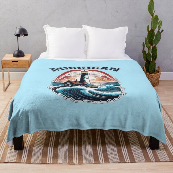 Item preview, Michigan Lighthouse designed and sold by Corner-Distro.
