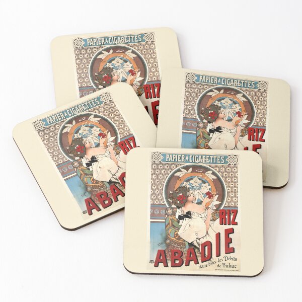 Item preview, Riz Abadie Vintage Art Nouveau, by H. Gray (Henry Boulanger). HIGH DEFINITION designed and sold by MINDTHECHERRY.