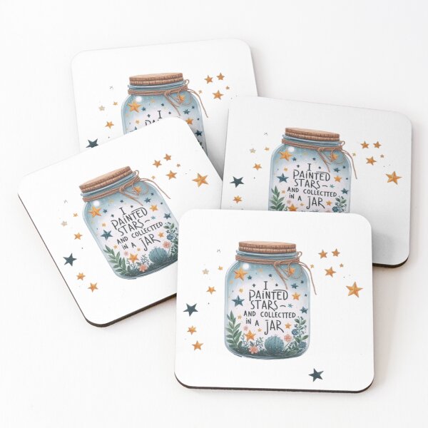 Item preview, I painted stars and collected them in an ACOTAR jar designed and sold by Cintia Sanz Alonso.