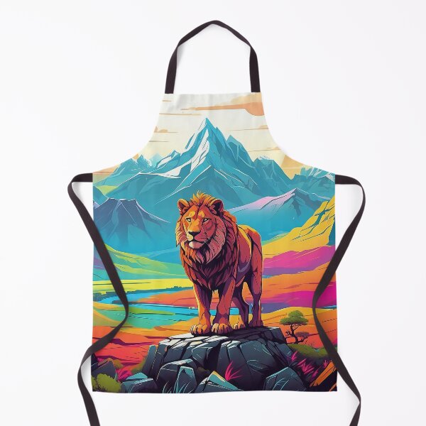 Item preview, Dawn of the Highland King: Majestic Mountain Lion designed and sold by ArtComixHaven.