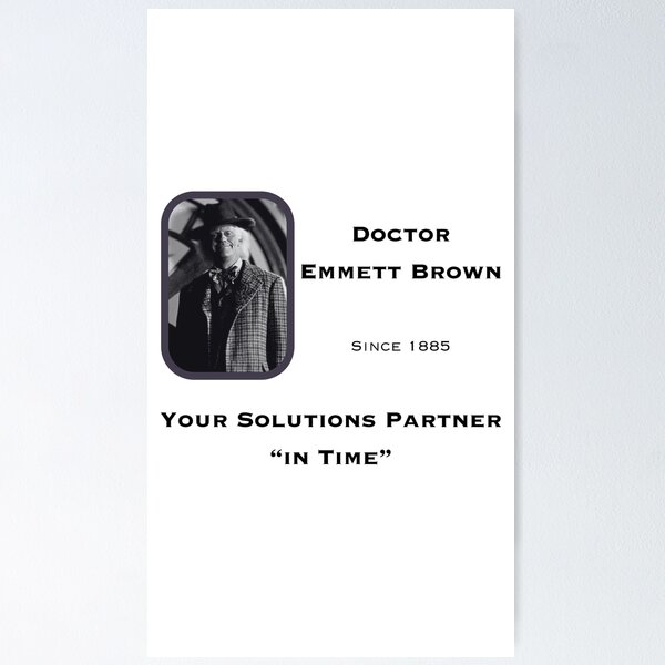 Item preview, Doctor Emmett Brown designed and sold by PocketBazaar.