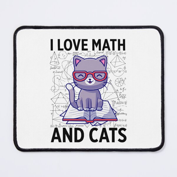 Item preview, I Love Math And Cats designed and sold by Walter-Jrr.