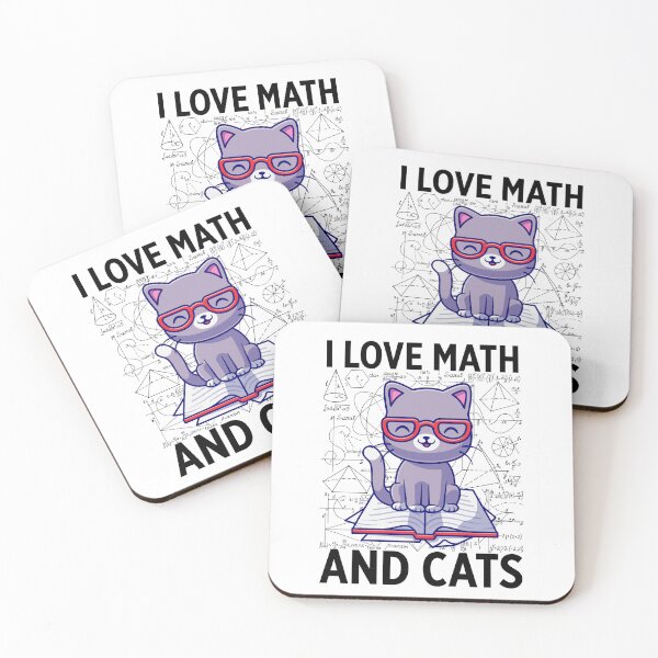 Item preview, I Love Math And Cats designed and sold by Walter-Jrr.