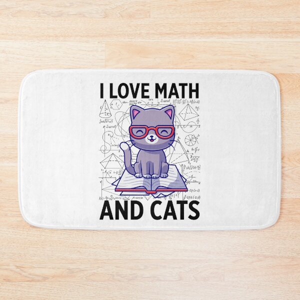 Item preview, I Love Math And Cats designed and sold by Walter-Jrr.