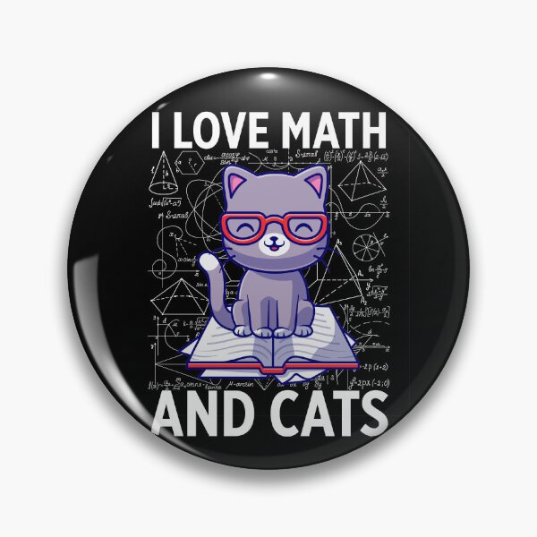 Item preview, I LOVE MATH AND CATS designed and sold by Walter-Jrr.