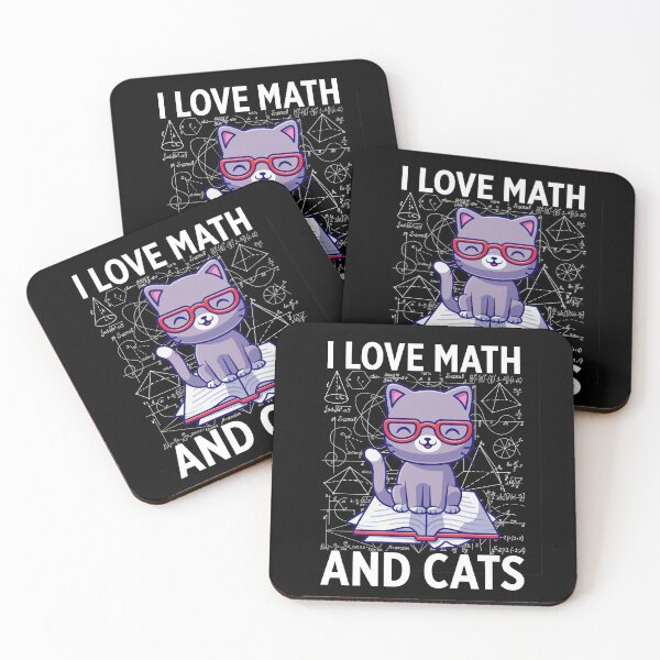 Item preview, I LOVE MATH AND CATS designed and sold by Walter-Jrr.